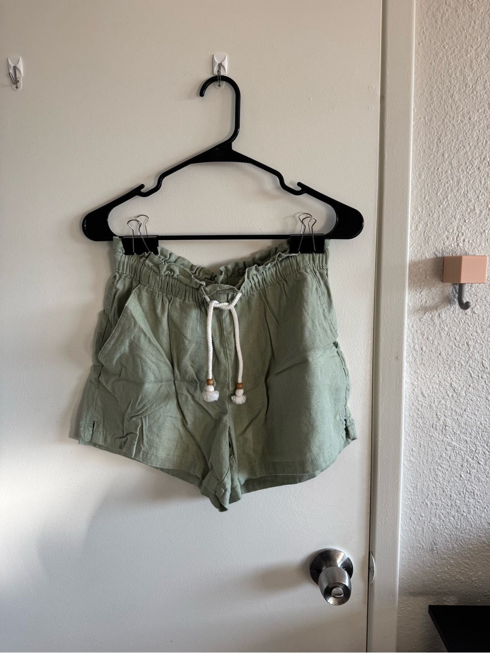 Hang Ten Sage Green Drawstring Casual Shorts